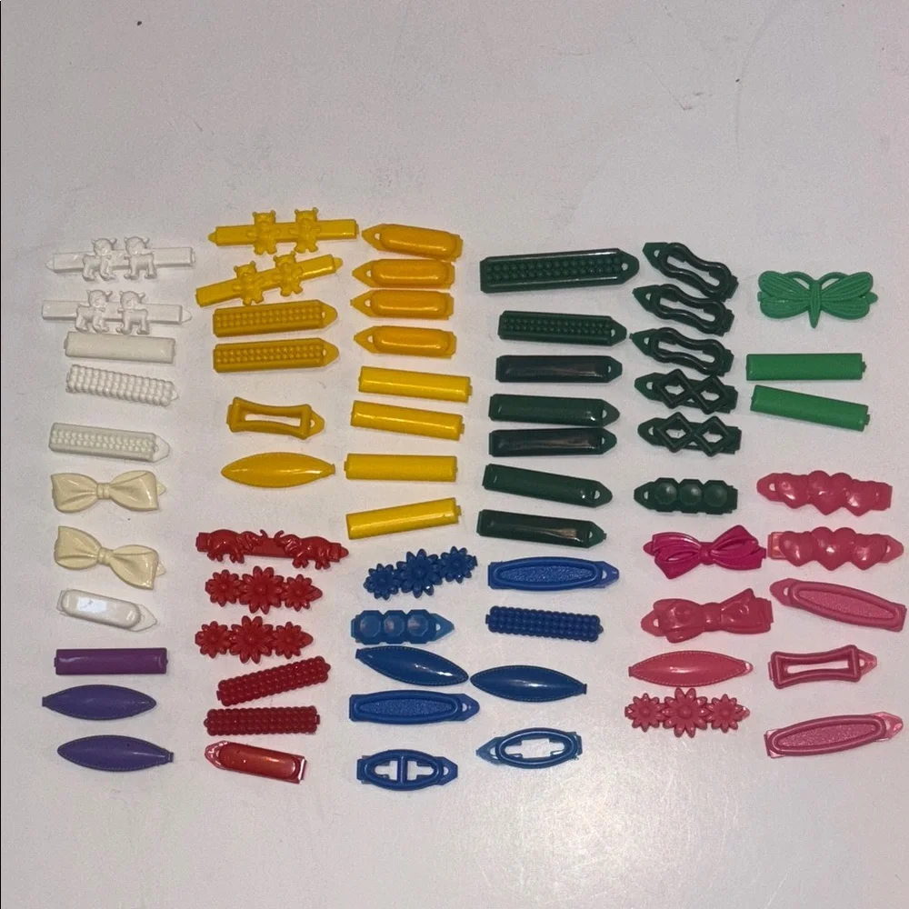 GOODY Vintage Snap-Tight Kiddie Barrettes 1980s Vintage Plastic barrettes